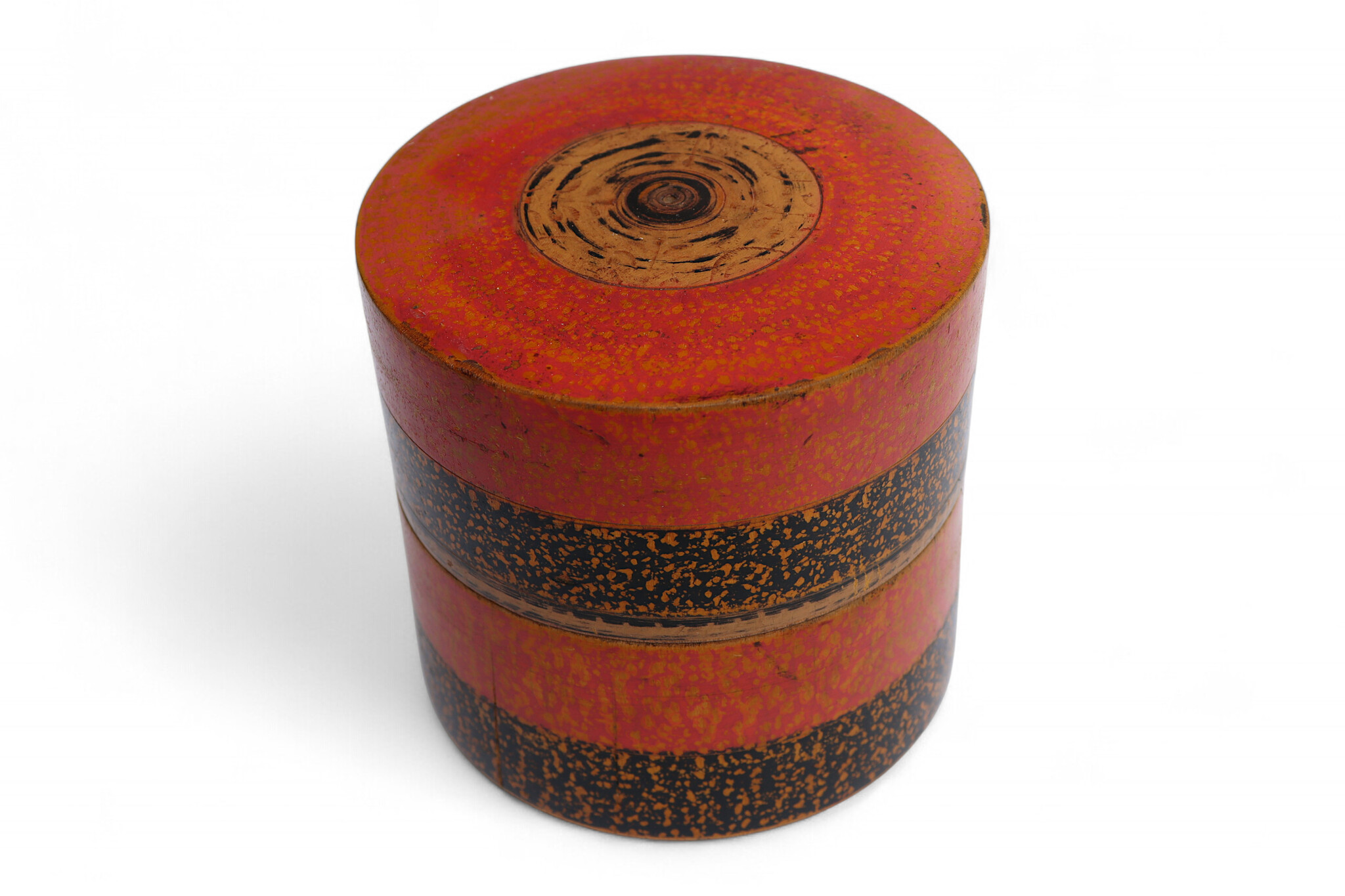 Antique handpainted stunning wooden Lacquerware Spice Box from Afghanistan / Pakistan No:25/12