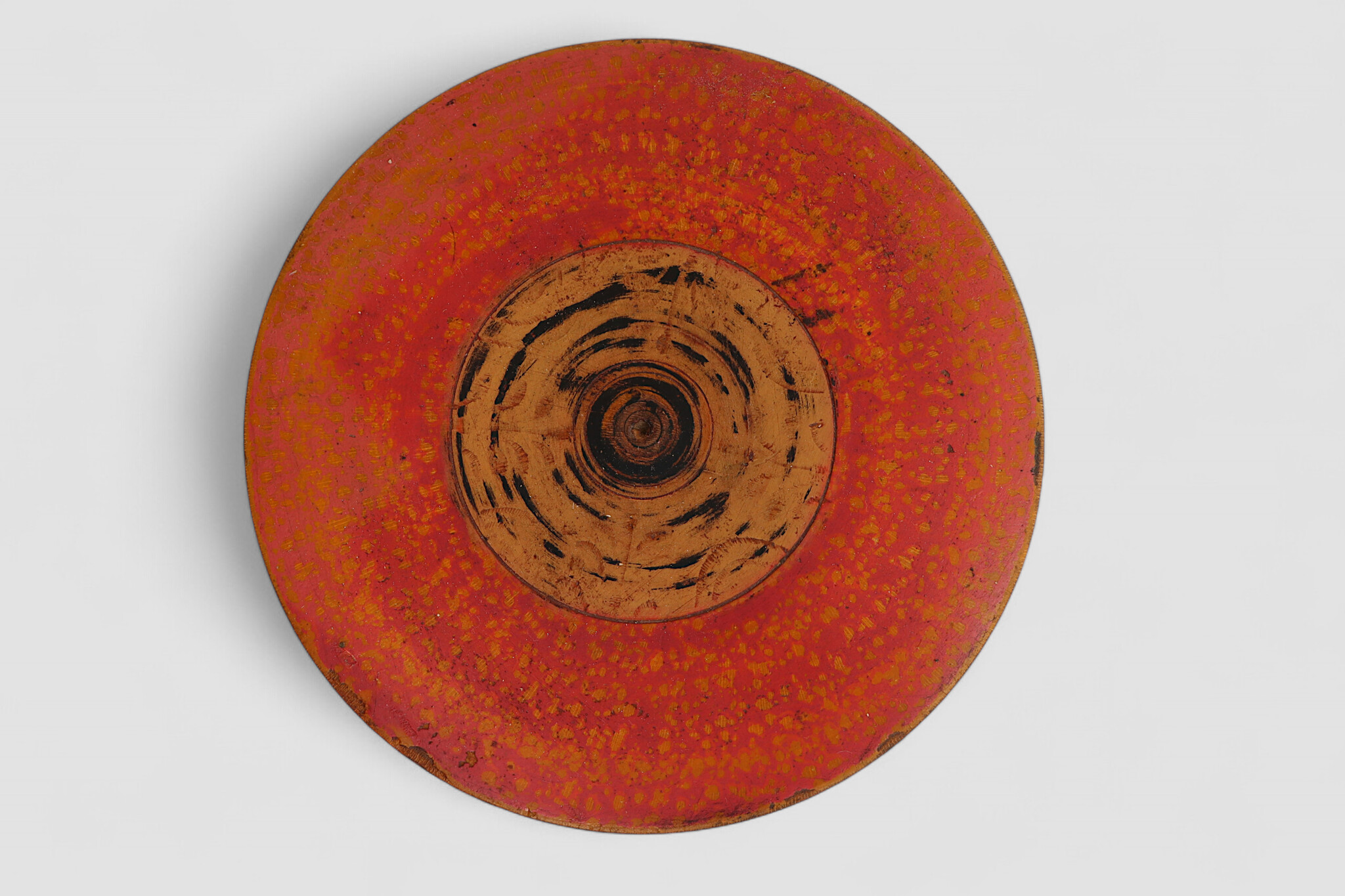 Antik orient Lacquerware Holz Gewürzdose Dose Teedose Gefäß Afghanistan Pakistan Nr:25/12