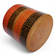 Antik orient Lacquerware Holz Gewürzdose Dose Teedose Gefäß Afghanistan Pakistan Nr:25/12