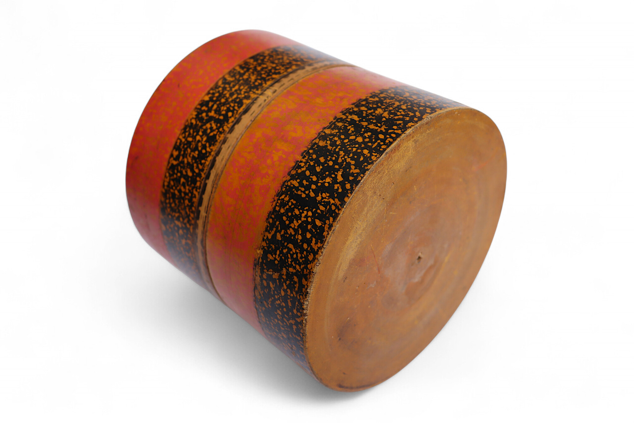 Antique handpainted stunning wooden Lacquerware Spice Box from Afghanistan / Pakistan No:25/12