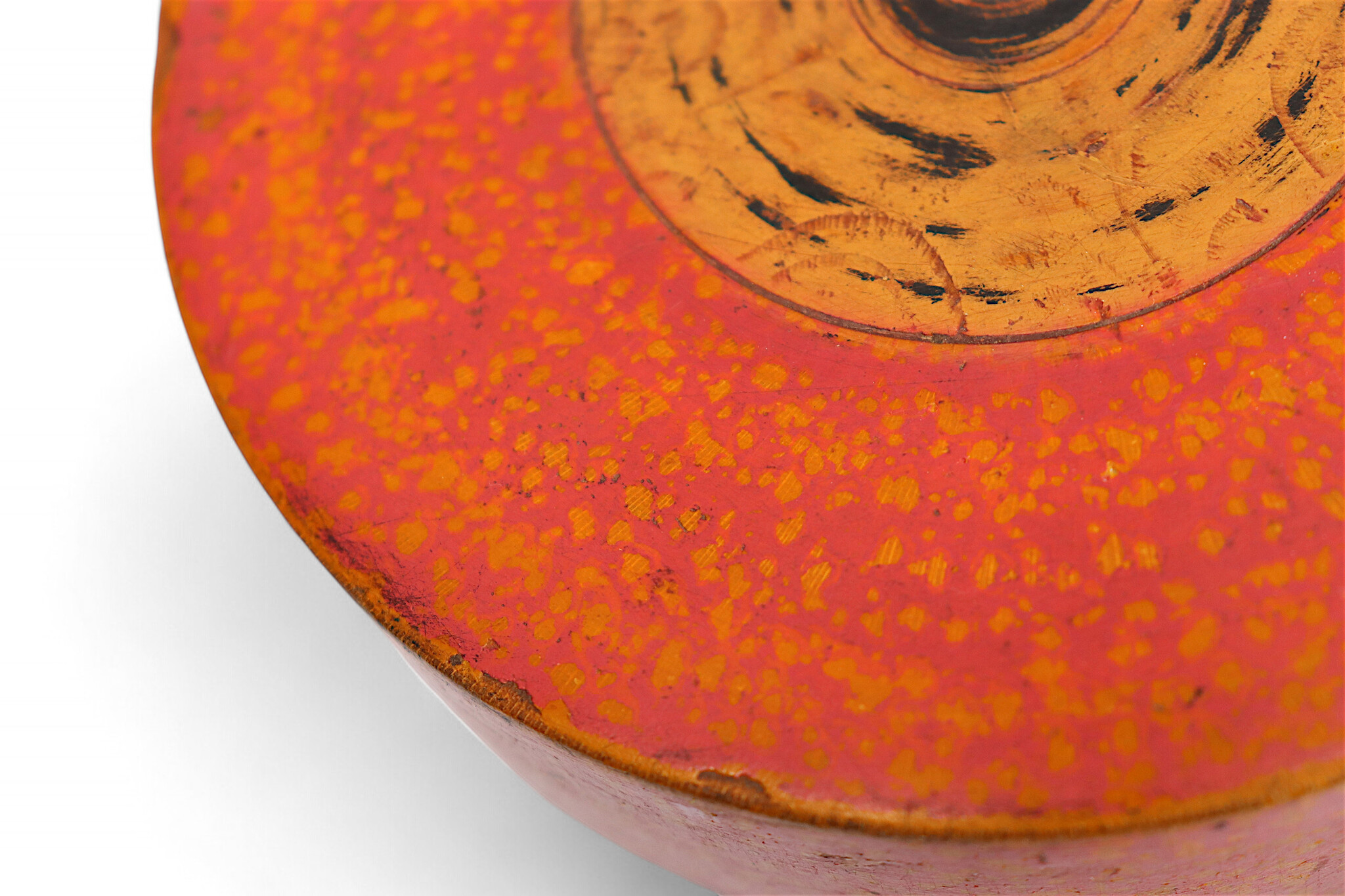 Antique handpainted stunning wooden Lacquerware Spice Box from Afghanistan / Pakistan No:25/12