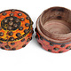 Antique handpainted stunning wooden Lacquerware Spice Box from Afghanistan / Pakistan No:25/13
