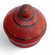 Antik orient Lacquerware Holz Gewürzdose Dose Teedose Gefäß Afghanistan Pakistan Nr:25/15