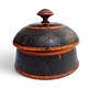 Antique handpainted stunning wooden Lacquerware Spice Box from Afghanistan / Pakistan No:25/16