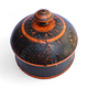 Antique handpainted stunning wooden Lacquerware Spice Box from Afghanistan / Pakistan No:25/16