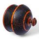 Antik orient Lacquerware Holz Gewürzdose Dose Teedose Gefäß Afghanistan Pakistan Nr:25/16