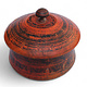 Antique handpainted stunning wooden Lacquerware Spice Box from Afghanistan / Pakistan No:25/17
