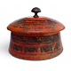 Antique handpainted stunning wooden Lacquerware Spice Box from Afghanistan / Pakistan No:25/17