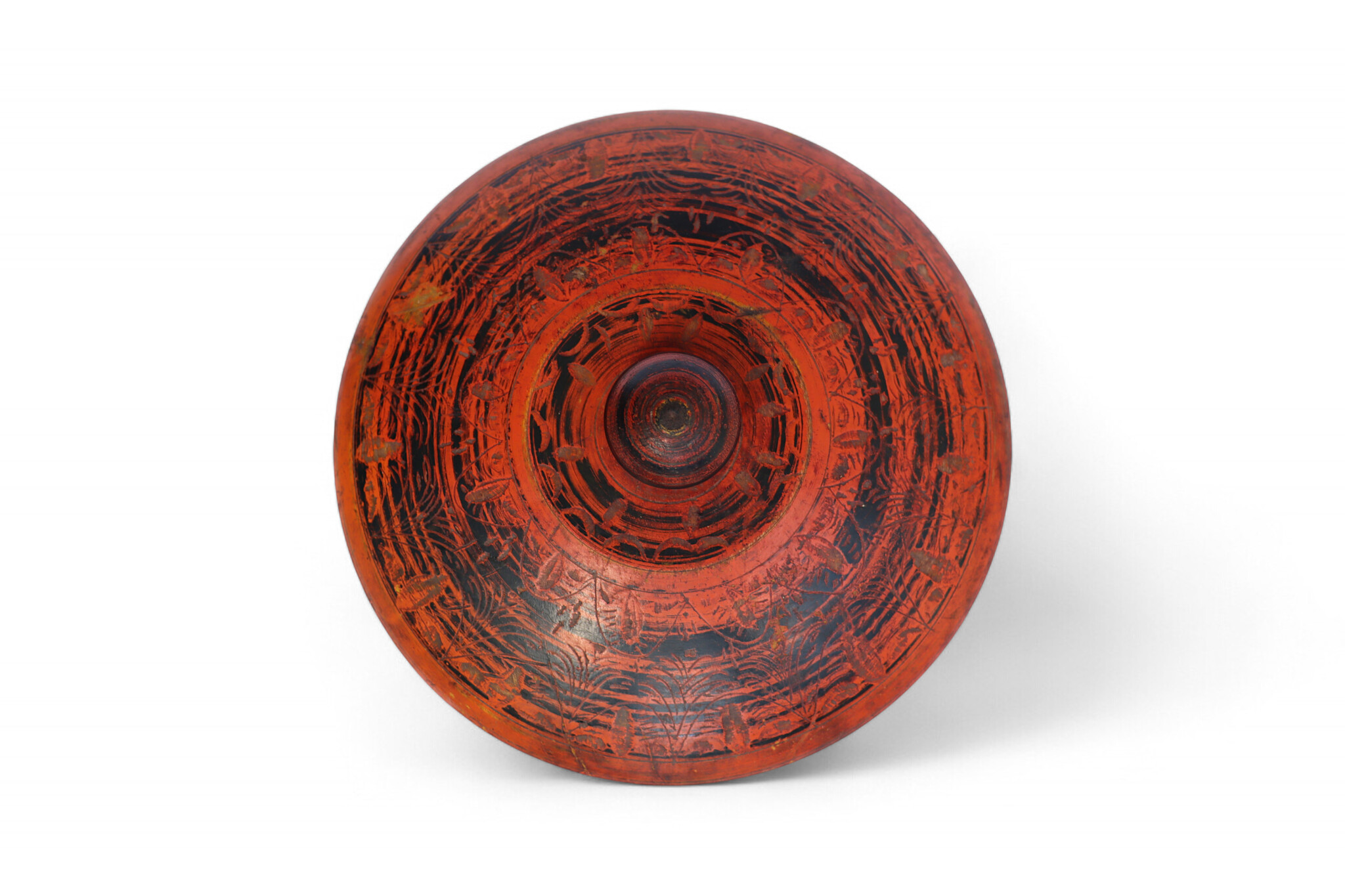 Antik orient Lacquerware Holz Gewürzdose Dose Teedose Gefäß Afghanistan Pakistan Nr:25/ 17