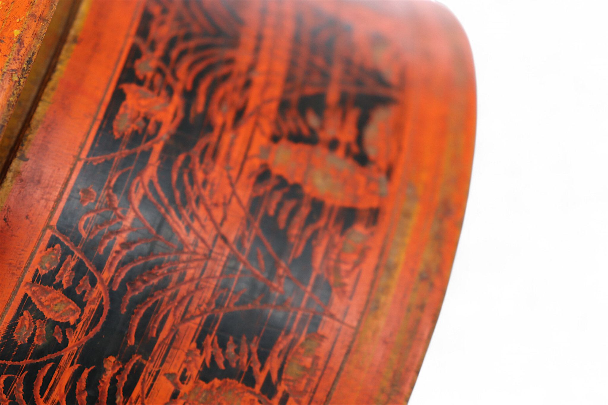 Antik orient Lacquerware Holz Gewürzdose Dose Teedose Gefäß Afghanistan Pakistan Nr:25/ 17