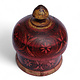 Antik orient Lacquerware Holz Gewürzdose Dose Teedose Gefäß Afghanistan Pakistan Nr:25/18