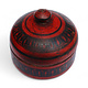 Antique handpainted stunning wooden Lacquerware Spice Box from Afghanistan / Pakistan No:25/21