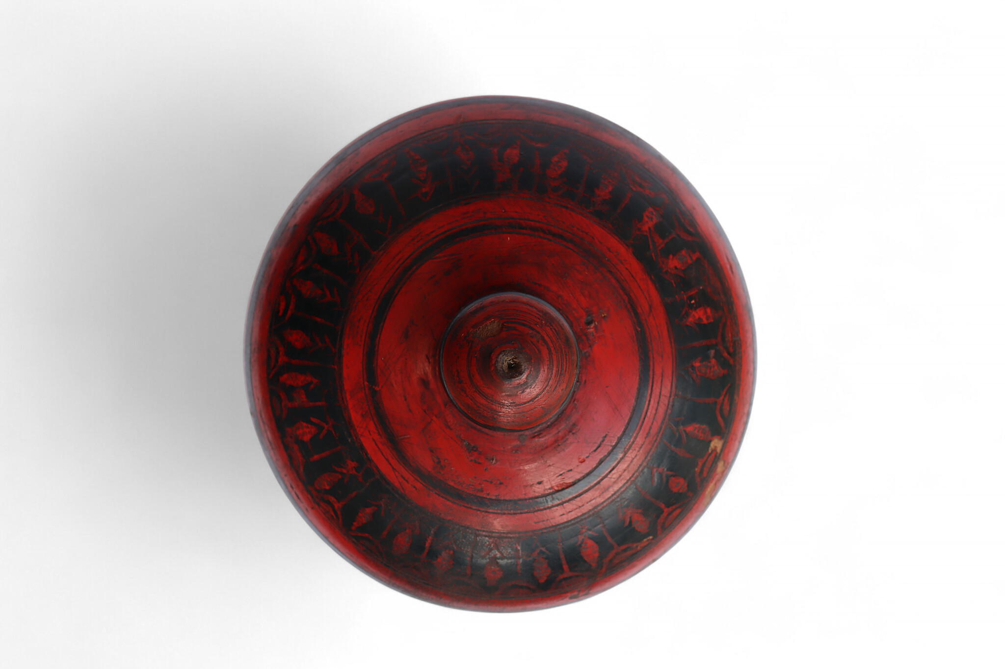 Antik orient Lacquerware Holz Gewürzdose Dose Teedose Gefäß Afghanistan Pakistan Nr:25/21