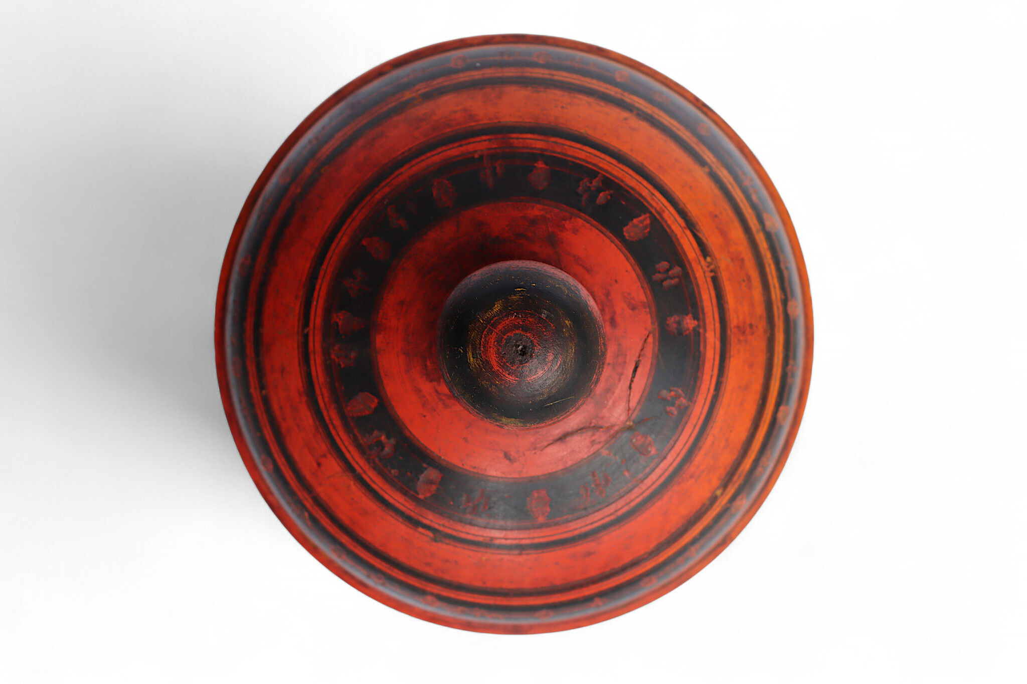 Antique handpainted stunning wooden Lacquerware Spice Box from Afghanistan / Pakistan No:25/22