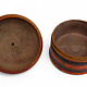 Antik orient Lacquerware Holz Gewürzdose Dose Teedose Gefäß Afghanistan Pakistan Nr:25/22