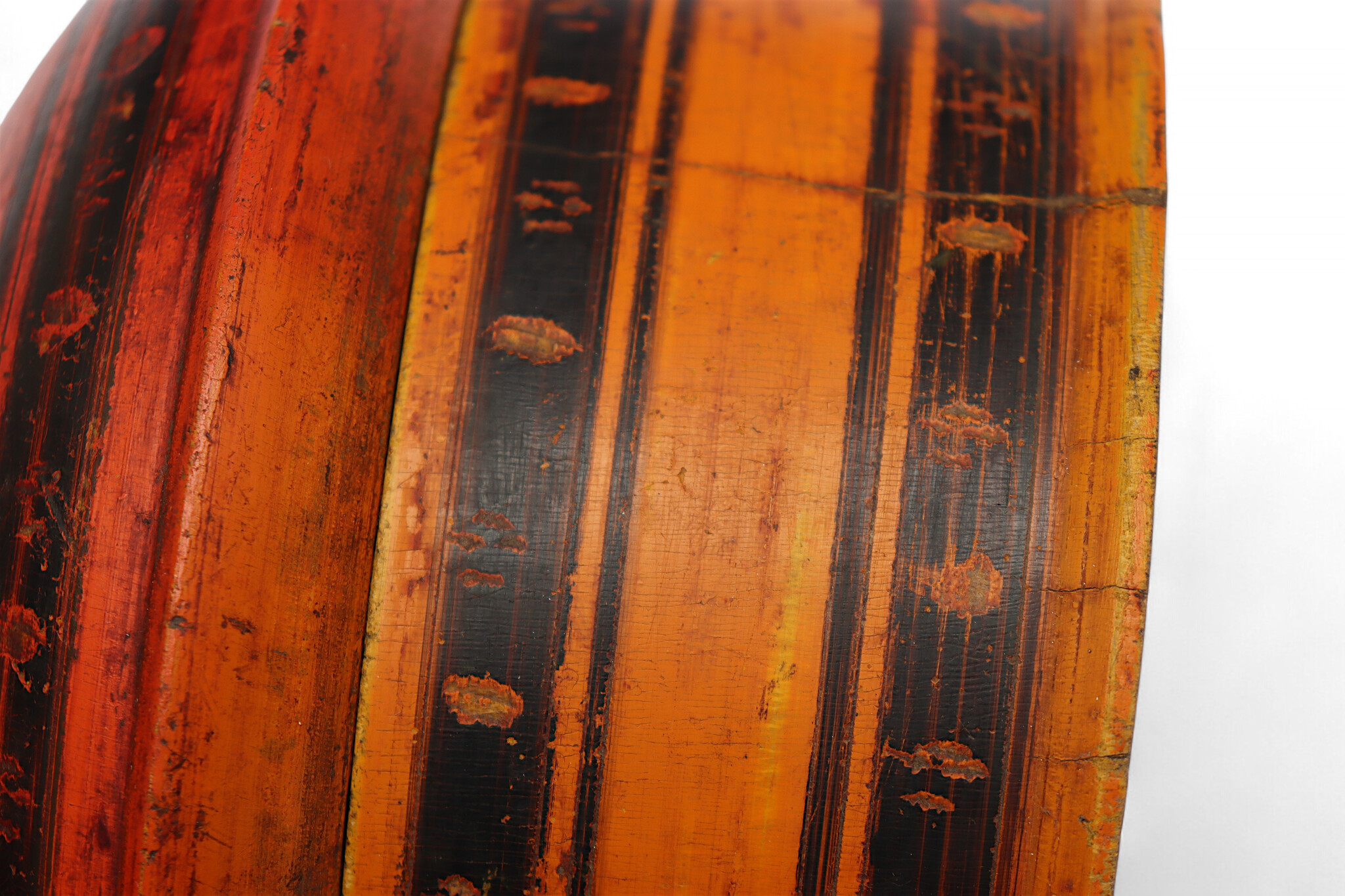 Antik orient Lacquerware Holz Gewürzdose Dose Teedose Gefäß Afghanistan Pakistan Nr:25/22