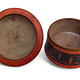 Antique handpainted stunning wooden Lacquerware Spice Box from Afghanistan / Pakistan No:25/23