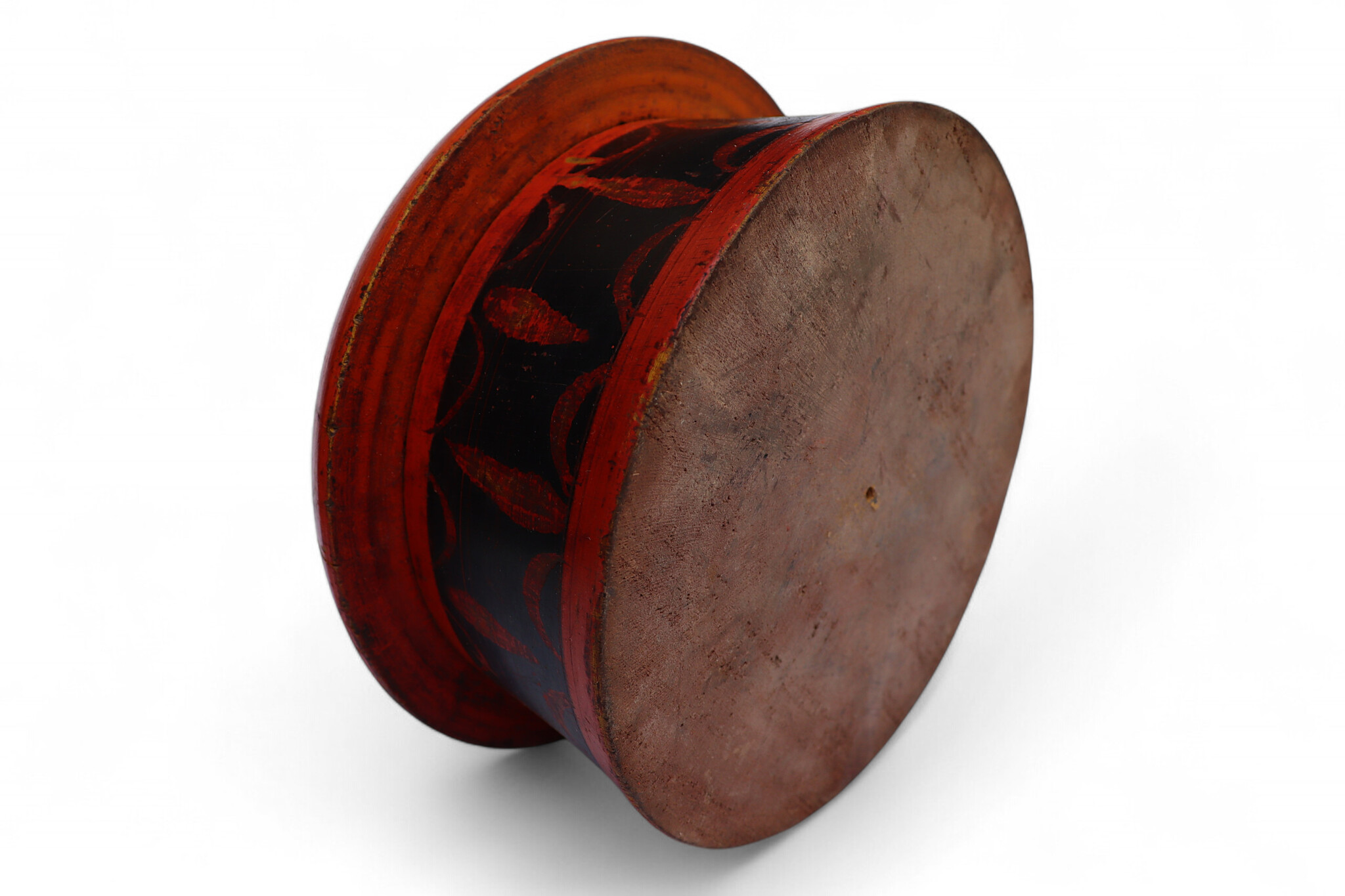 Antique handpainted stunning wooden Lacquerware Spice Box from Afghanistan / Pakistan No:25/23