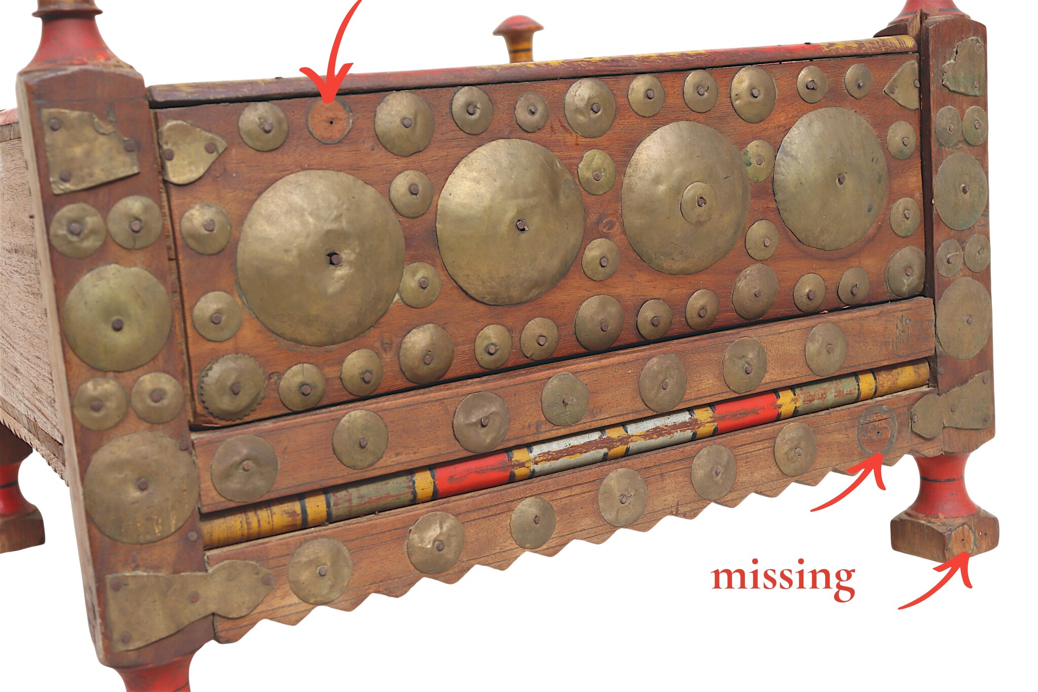 Antik  Teetisch   Mit Geheimfach aus  Afghanistan Nr-25B
