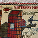 80x60 cm Afghanistan U.S.A 11 september 2001 Newyork world trade center afghan warrug No:25A