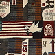 80x60 cm Afghanistan U.S.A 11 september 2001 Newyork world trade center afghan Kriegteppich  Nr.25 - C