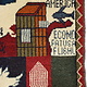 80x60 cm Afghanistan U.S.A 11 september 2001 Newyork world trade center afghan Kriegteppich  Nr.25 - F