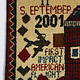 80x60 cm Afghanistan U.S.A 11 september 2001 Newyork world trade center afghan Kriegteppich  Nr.25 - H