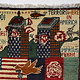 80x60 cm Afghanistan U.S.A 11 september 2001 Newyork world trade center afghan warrug No:25 - i