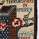 80x60 cm Afghanistan U.S.A 11 september 2001 Newyork world trade center afghan warrug No:25 - i