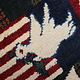 80x60 cm Afghanistan U.S.A 11 september 2001 Newyork world trade center afghan Kriegteppich  Nr.25 - K