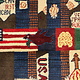 80x60 cm Afghanistan U.S.A 11 september 2001 Newyork world trade center afghan Kriegteppich  Nr.25 - L