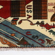 80x60 cm Afghanistan U.S.A 11 september 2001 Newyork world trade center afghan Kriegteppich  Nr.25 - O