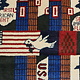 80x60 cm Afghanistan U.S.A 11 september 2001 Newyork world trade center afghan Kriegteppich  Nr.25 - S