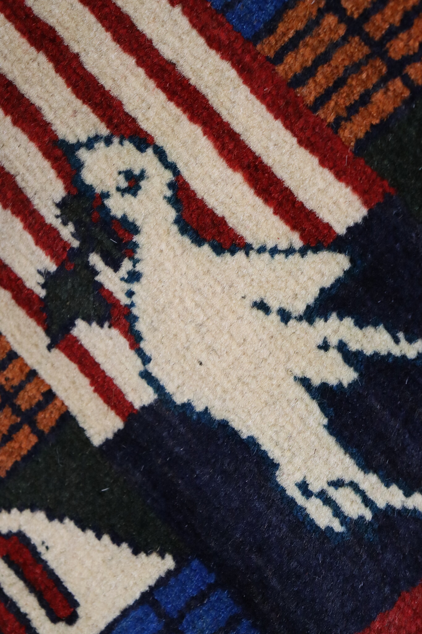 80x60 cm Afghanistan U.S.A 11 september 2001 Newyork world trade center afghan Kriegteppich  Nr.25 - S