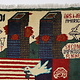 80x60 cm Afghanistan U.S.A 11 september 2001 Newyork world trade center afghan Kriegteppich  Nr.25 - U