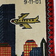 80x60 cm Afghanistan U.S.A 11 september 2001 Newyork world trade center afghan Kriegteppich  Nr.25 - Z