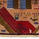 80x60 cm Afghanistan U.S.A 11 september 2001 Newyork world trade center afghan Kriegteppich  Nr.25-12159