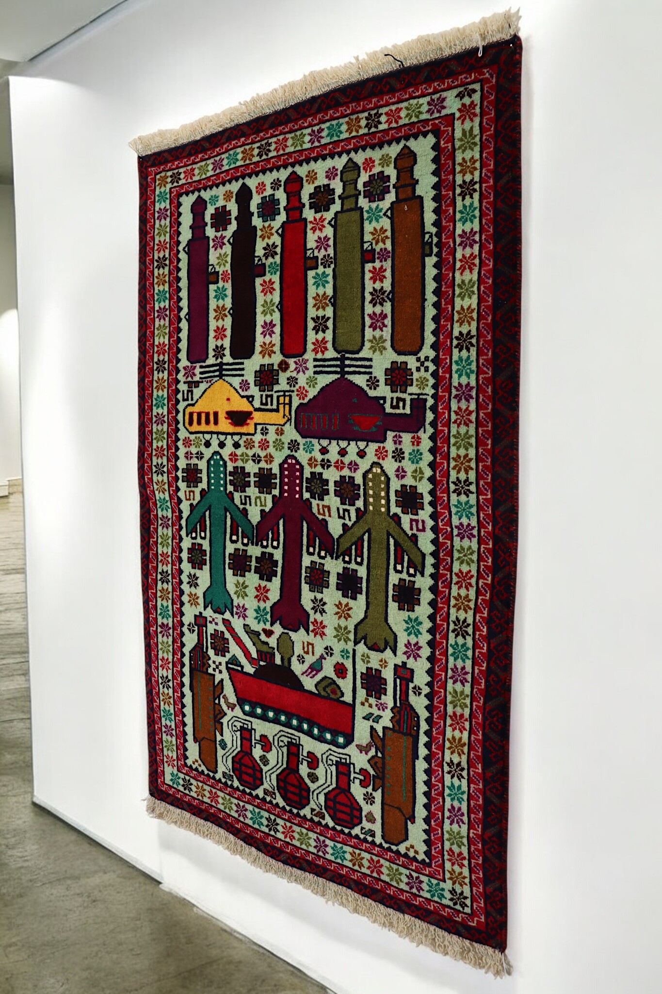 hand-knotted Warrug from Afghanistan No:25/12257