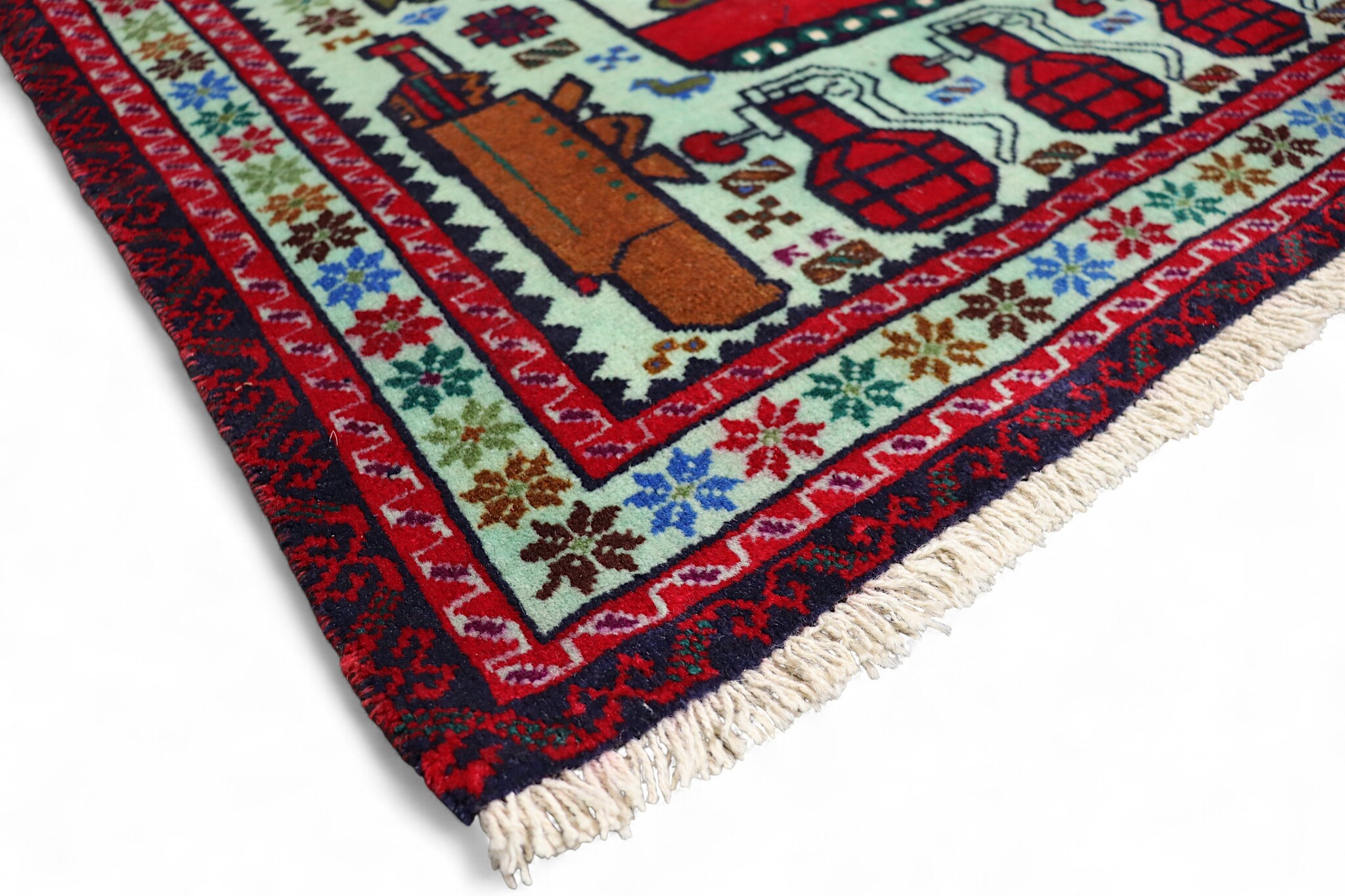 hand-knotted Warrug from Afghanistan No:25/12257