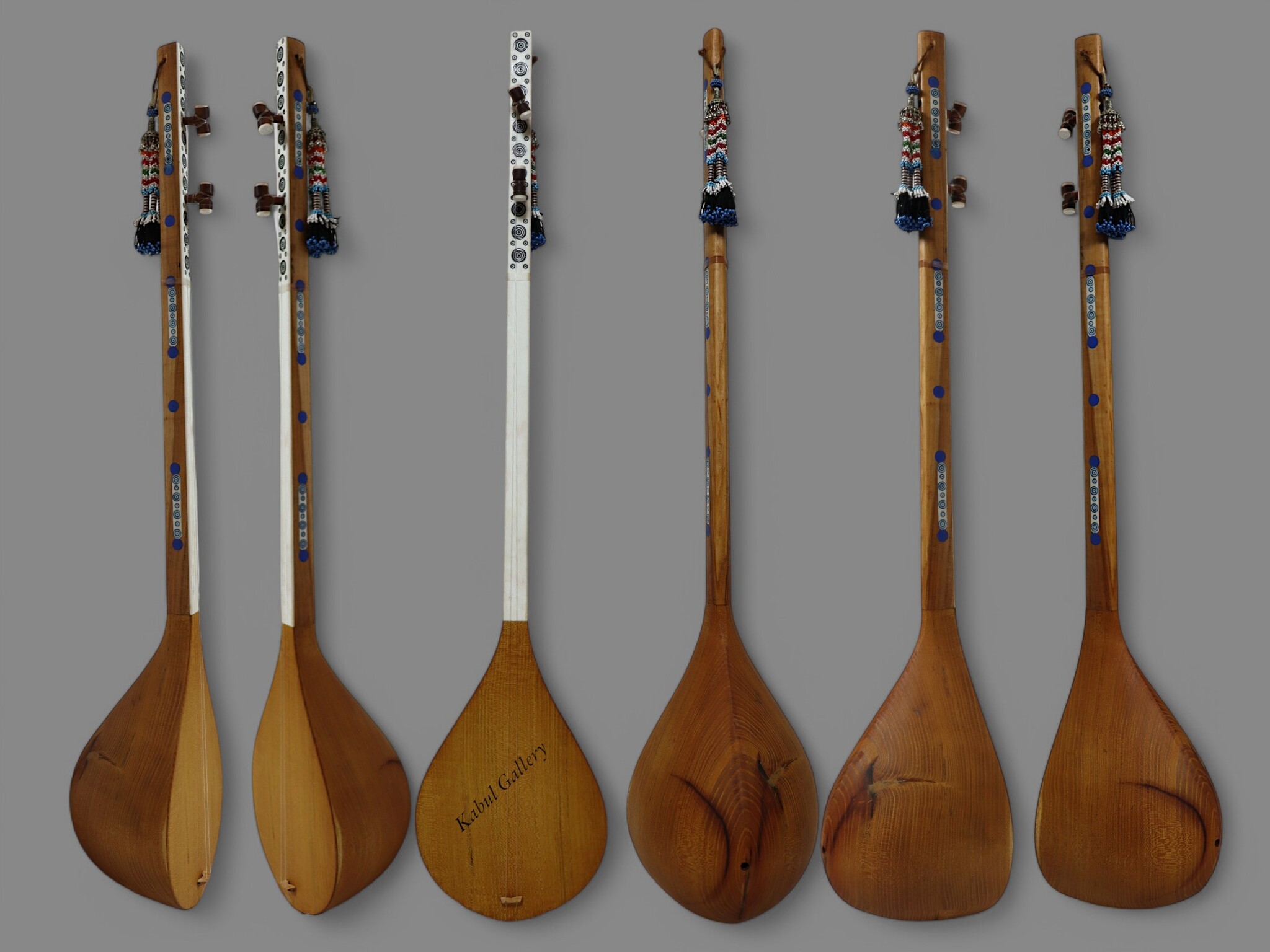 Exotic Traditional Folk Musical Instrument From Northern Afghanistan Samangan Dotar Afghan Dambora Dombra Dutar دمبوره استا نبی سمنگانی Nr-25W