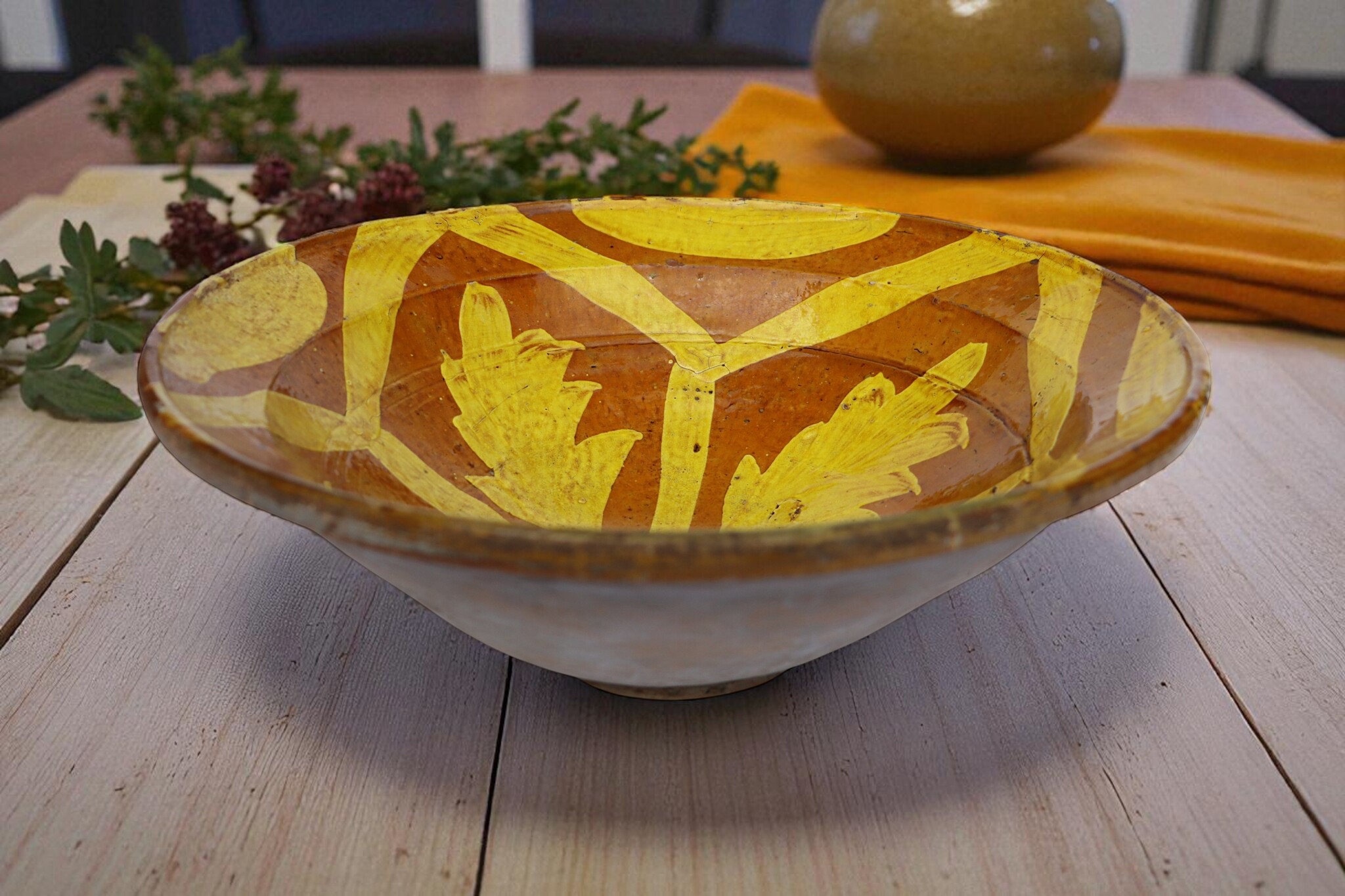 Antique handmade Clay Bowls pottery bowl plate from Swat valley Pakistan south Afghanistan No:25A-1