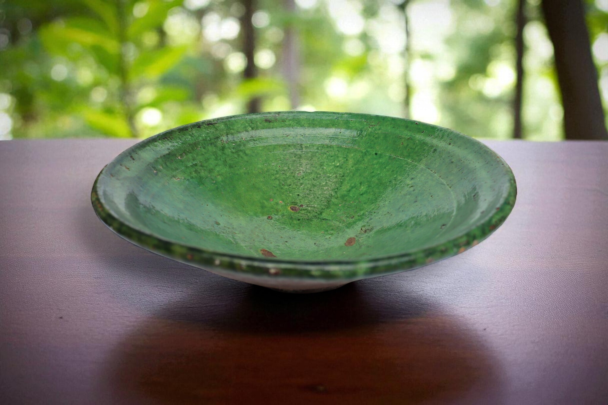 antik handgefertigt Keramik Teller aus Swat-Tal Pakistan und Südafghanistan 25A- 5