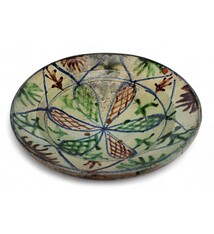 antik handgefertigt Keramik Teller aus Swat-Tal Pakistan und Südafghanistan 25A-6