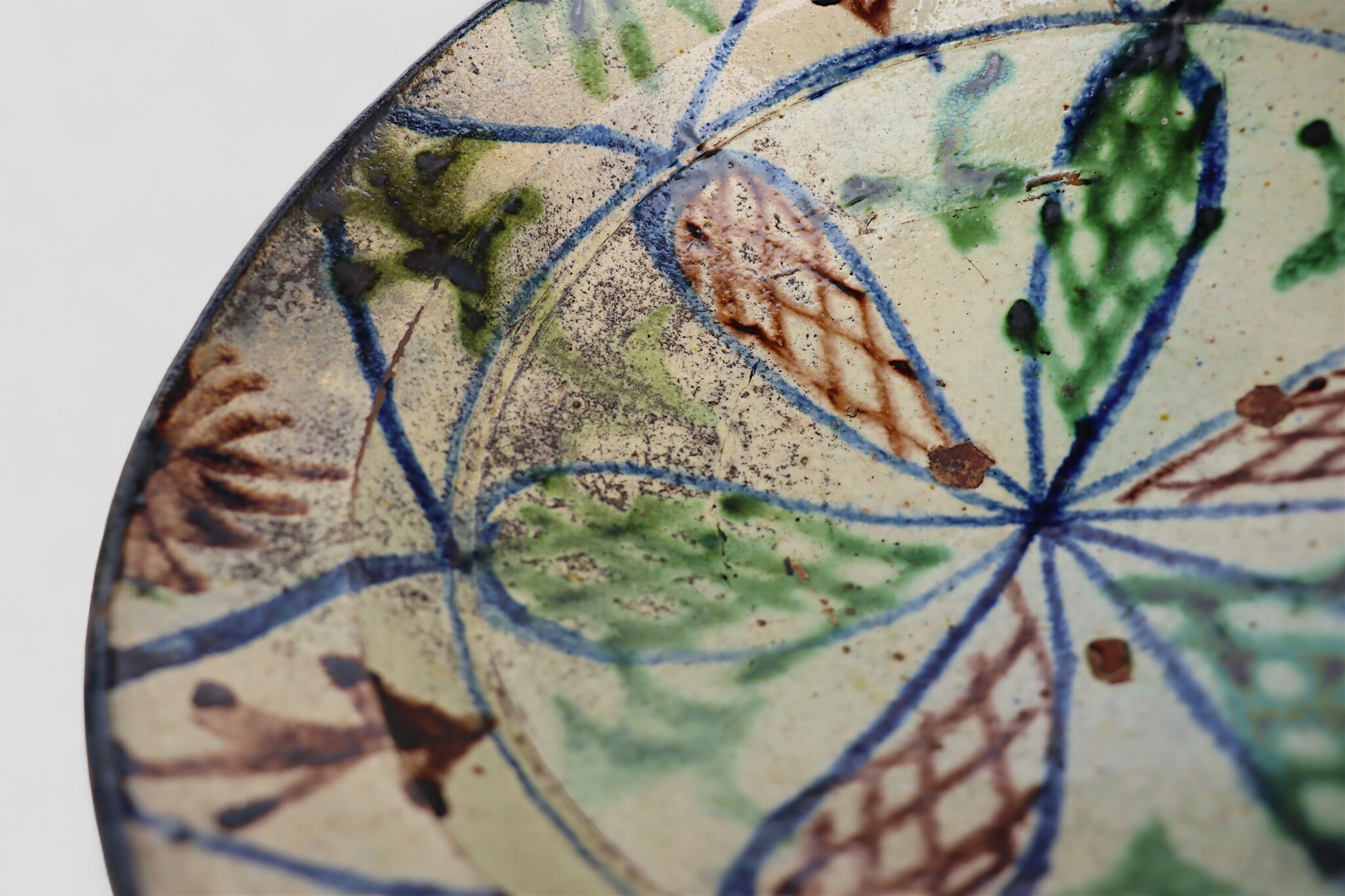 antik handgefertigt Keramik Teller aus Swat-Tal Pakistan und Südafghanistan 25A- 6