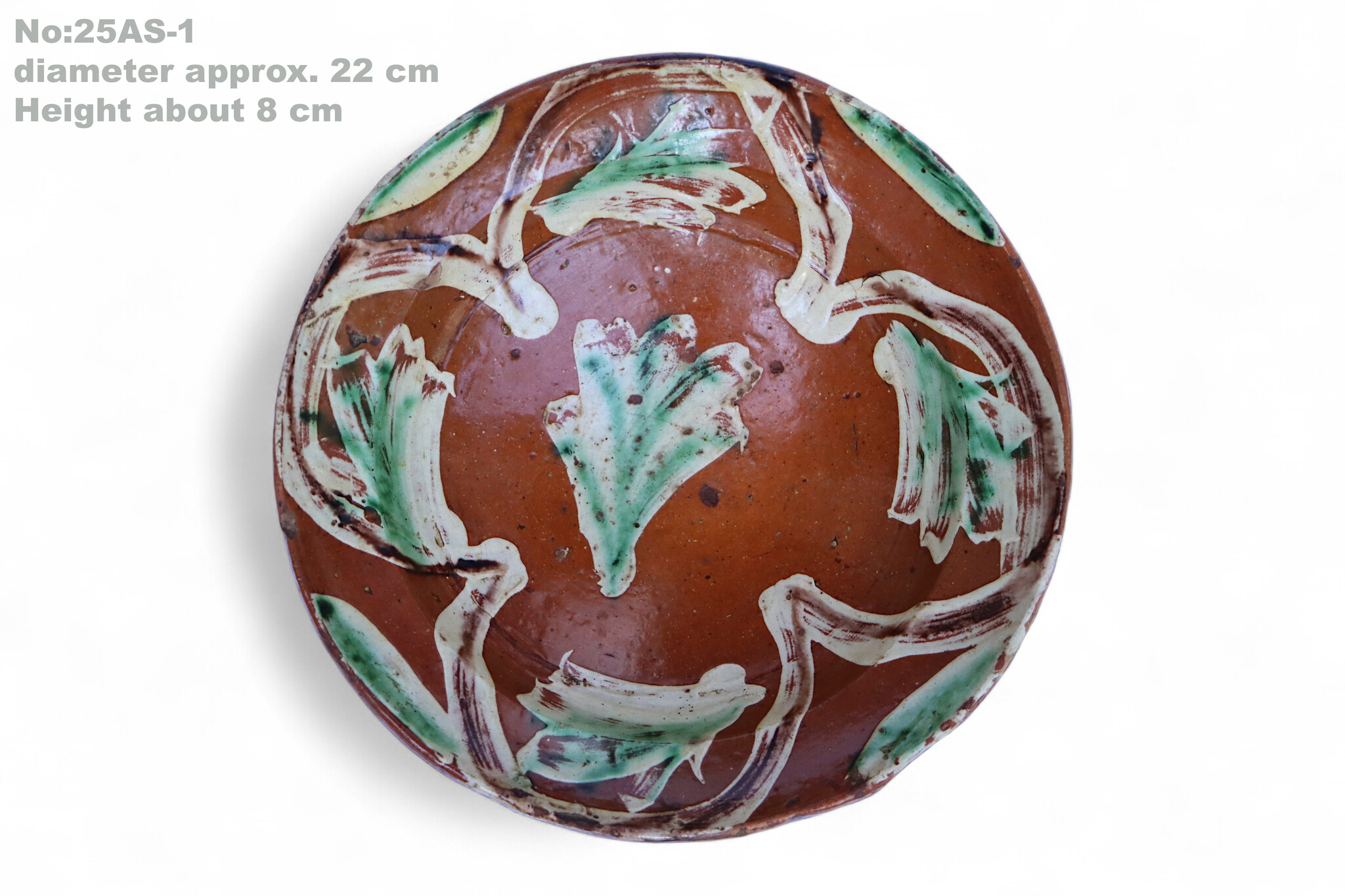 antik handgefertigt Keramik Teller aus Swat-Tal Pakistan und Südafghanistan 25AS