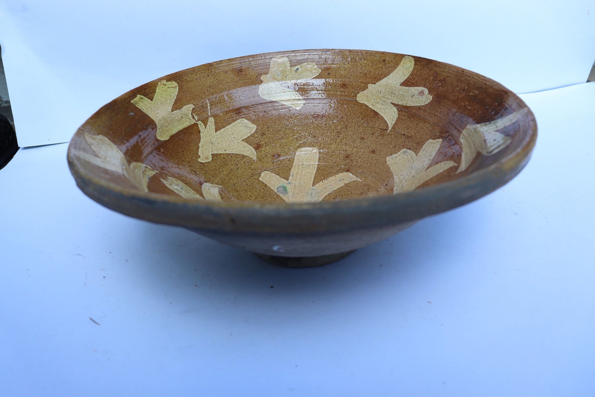 handmade Clay Bowls pottery bowl plate from Swat valley Pakistan south Afghanistan No:25N - 4