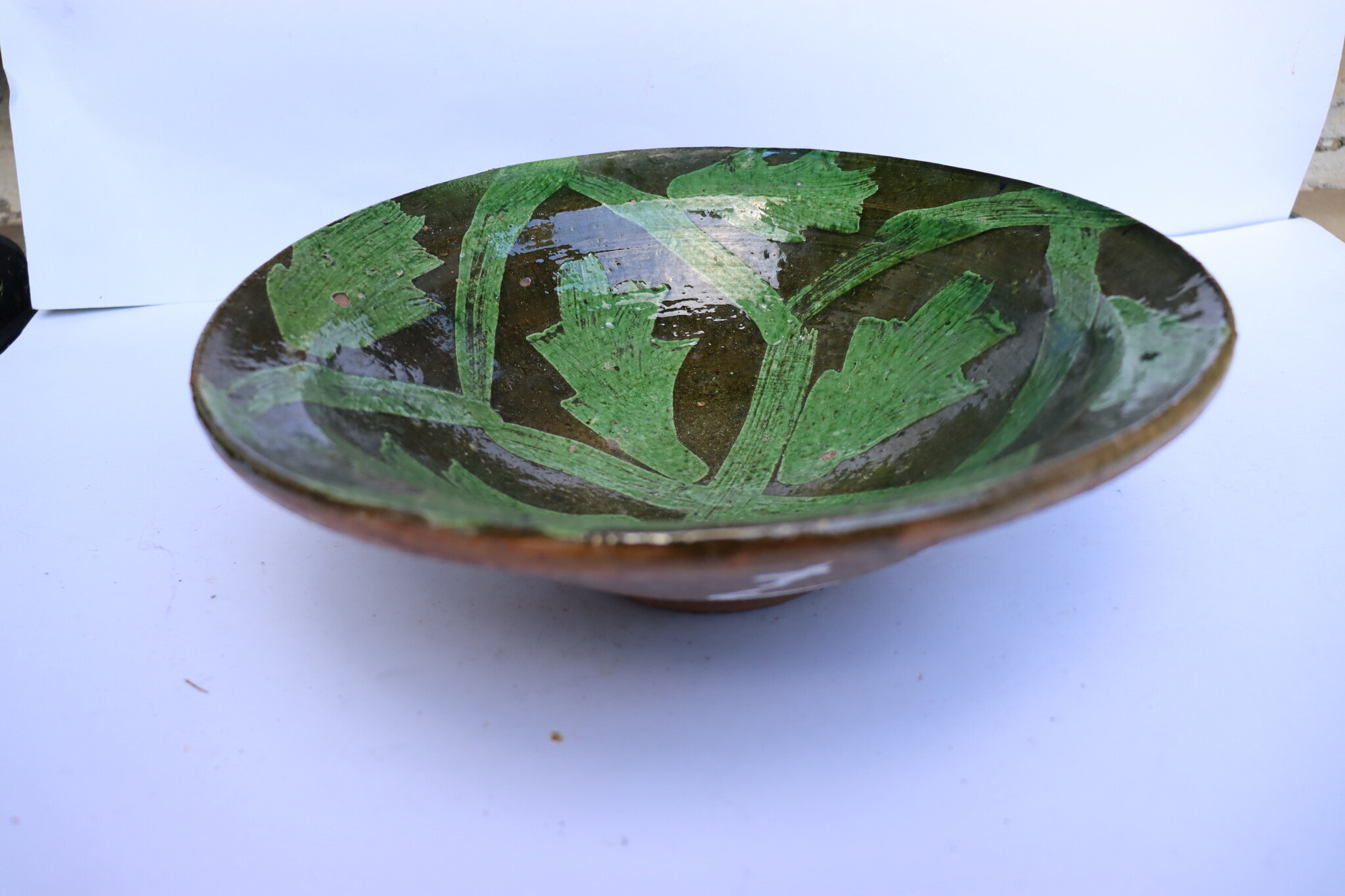 handmade Clay Bowls pottery bowl plate from Swat valley Pakistan south Afghanistan No:25N - 7