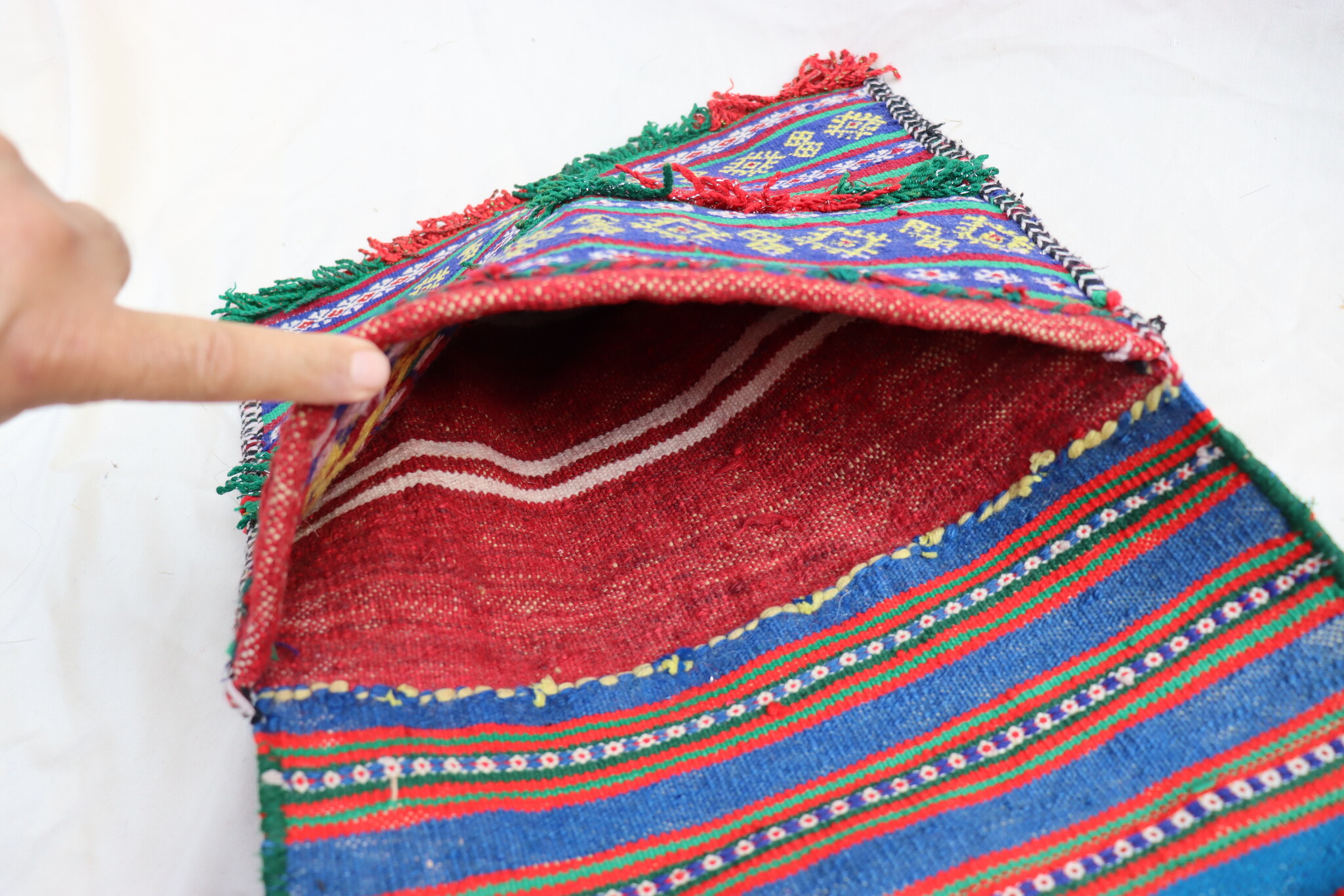 antique  nomadic   Bohemian   Doublebag saddle bag khorjin  eb25/A