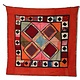 Antik Reich bestickte Lakai Stickerei Patchwork Wandbehang   Nr: US- 1