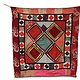 Antik Reich bestickte Lakai Stickerei Patchwork Wandbehang   Nr: US- 7